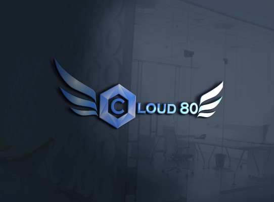 Cloud80 tech company Logo Design